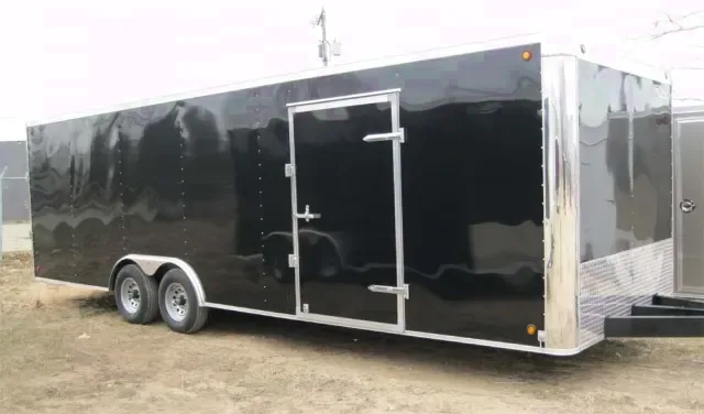 26ft Auto Hauler w/White Walls and Ceiling