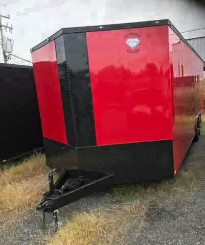 24ft Enclosed Loaded Car Hauler