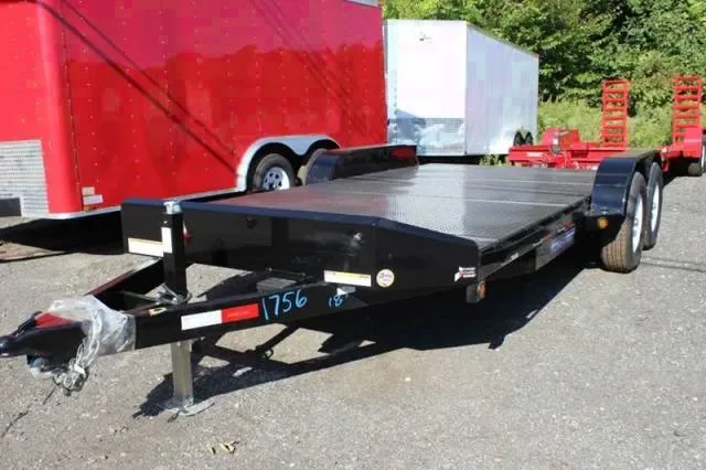 18FT OPEN BLACK CAR TRAILER