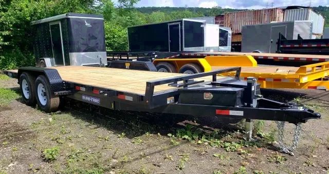 20ft Wood Deck Power Tilt Car Trailer