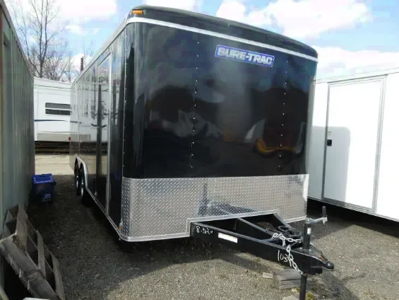 20ft Flat Front Car Hauler w/Stone Guard