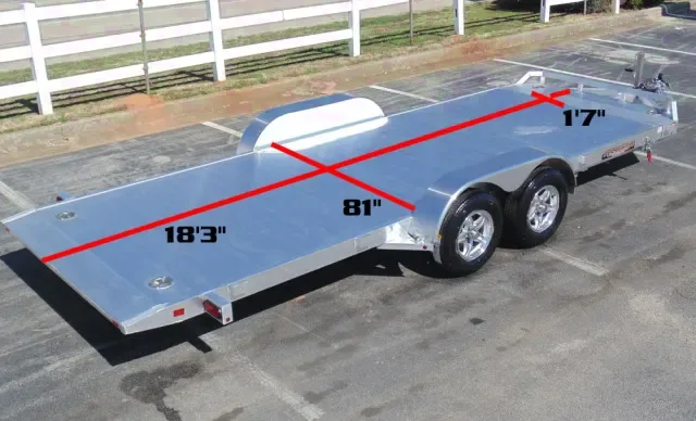 18ft Aluminum Full Tilit Car Hauler