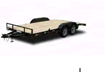 20FT CAR HAULER W/SLIDE IN RAMPS
