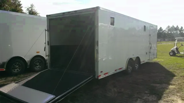 24ft Tandem Axle Car Hauler Race Pkg-Finished Interior
