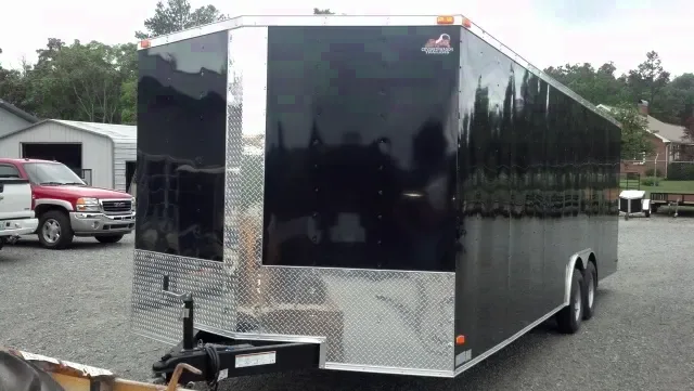 24ft GVWR 7k enclosed car hauler-BLACK