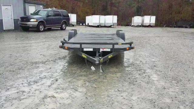 18FT OPEN CAR HAULER-STEEL FRAME AND DECK