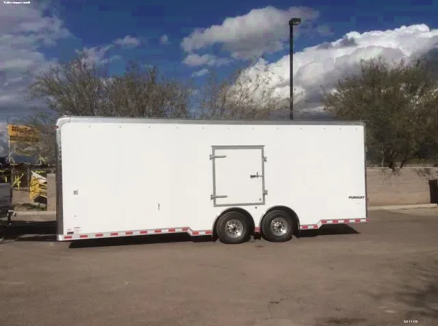 24FT CAR HAULER WITH D-RINGS, FINISHED INTERIOR AND MORE