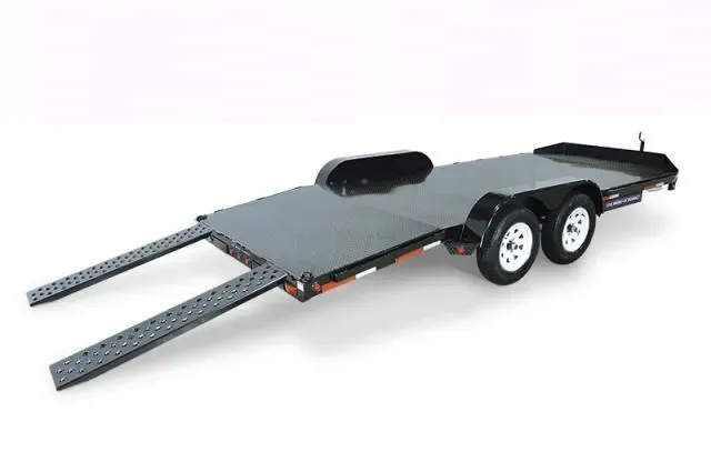 20ft Car Hauler-Open-Diamond Plate Steel Frame