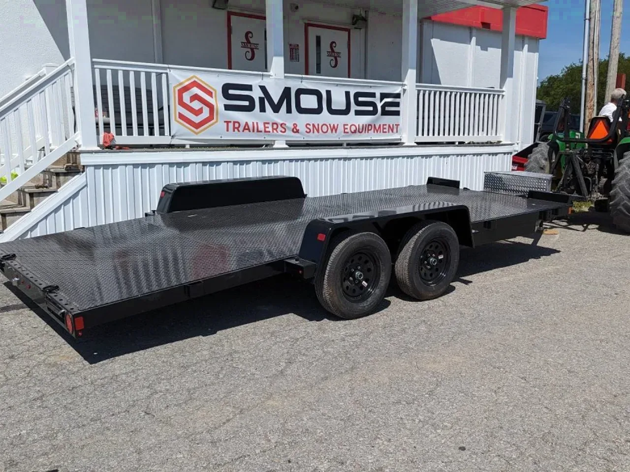 2026 BWISE 20' HD Diamond Deck Car Hauler w/ Removable Fenders