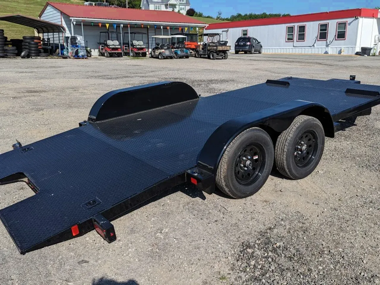 2027 BWise 20' HD Diamond Deck Hydraulic POWER Tilt Car Hauler