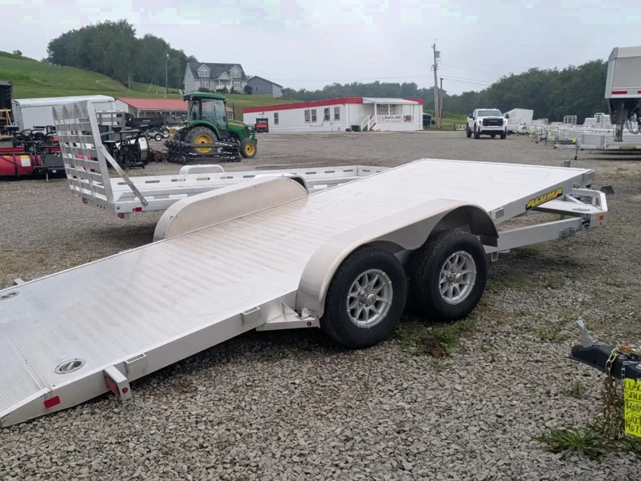 2027 Aluma 16' (20" Stationary + 16' TILT) Tilt Car Hauler Trailer