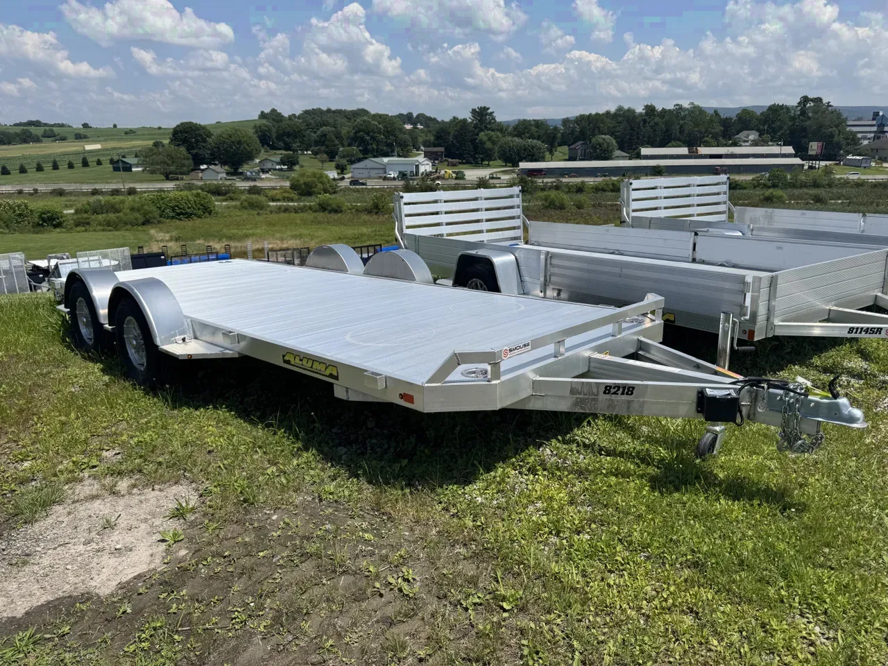 2025 Aluma 6'10" x 18' Utility Trailer w/ Dove Tail & Underbody Ramps (LEFTOVER PRICING!!!)(PRICE DROP!!)