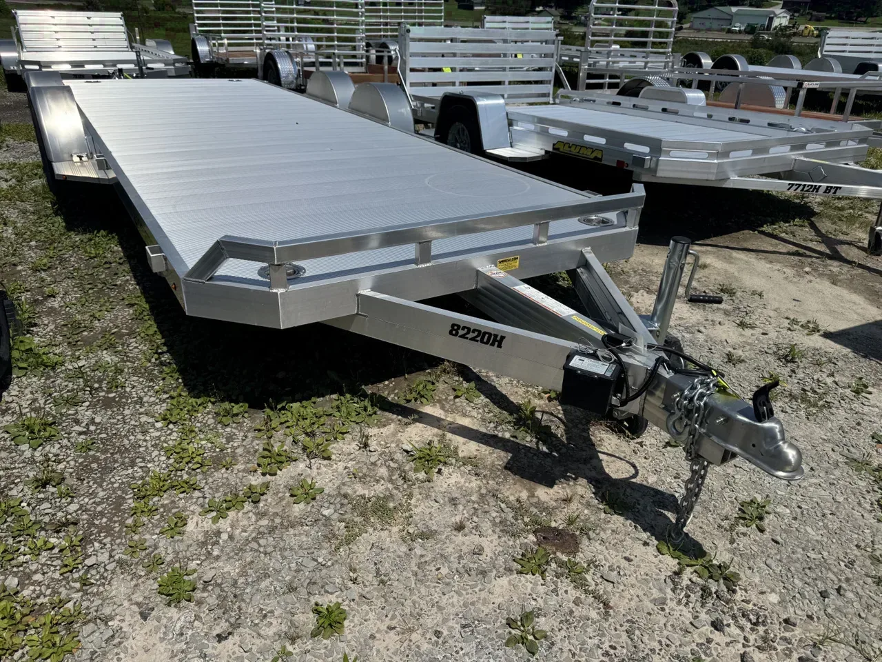 2025 Aluma 6'10" x 20 HD Car Hauler Trailer w/ Underbody Ramps & Dove Tail (LEFTOVER PRICING!!!)(PRICE DROP!!)
