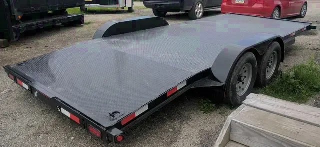 2025 Quality Cargo 7x18 Diamond Deck Auto Trailer w/ Dovetail - Mt Pleasant, PA
