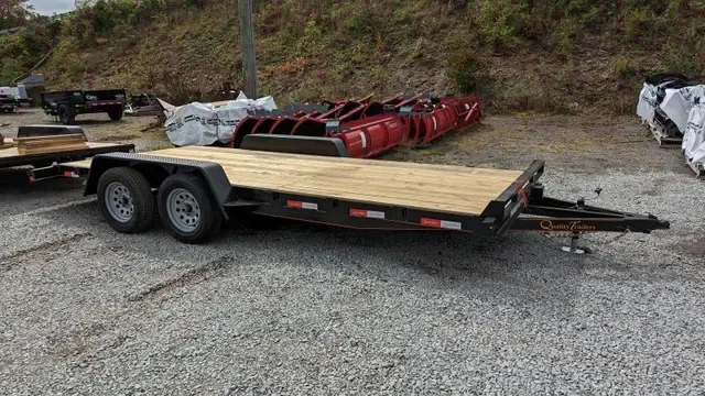 2025 Quality Cargo 7x18 General Duty Car Hauler with Dovetail