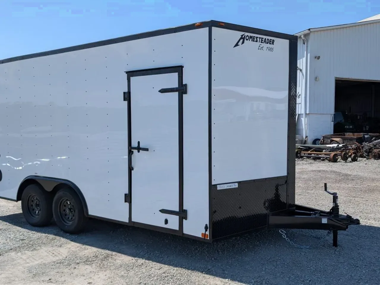 2026 Homesteader 8.5x16 Intrepid V-Nose Car Hauler w/ Ramp