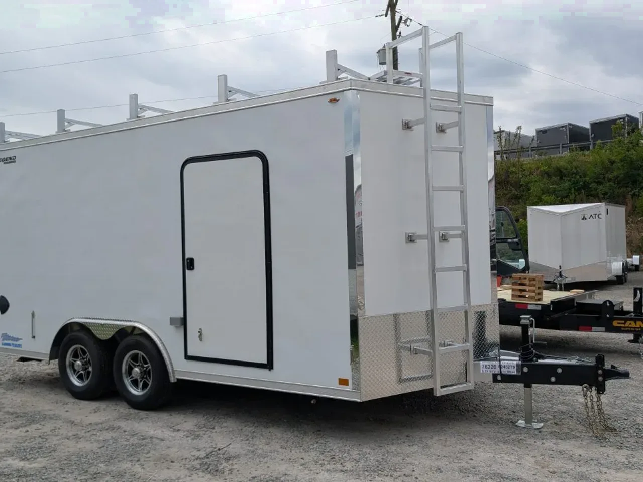 2026 Legend 8.5 x 16+ 2' V Thunder V-Nose Contractor Cargo Trailer w/ Barn Doors (& RAMPS!!!)