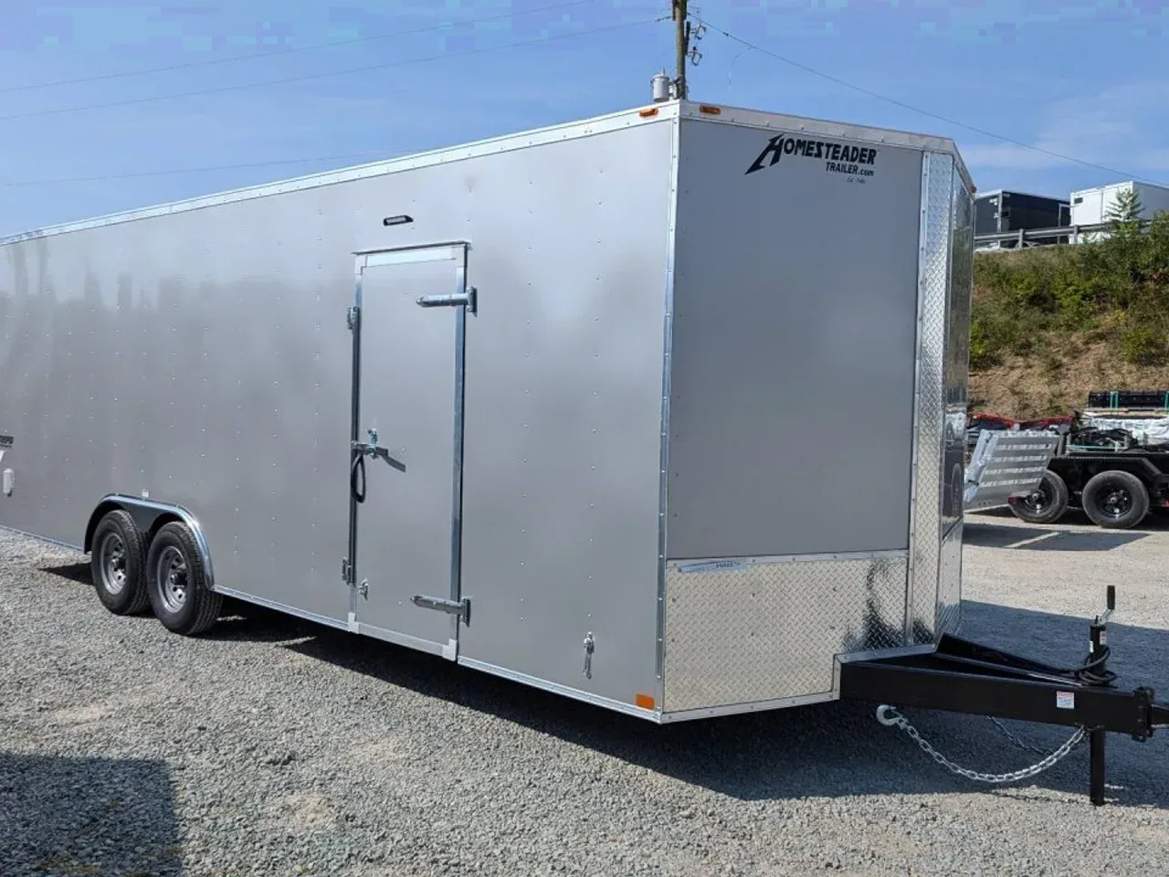 2027 Homesteader 8.5 x 18 HD SERIES Intrepid Car Hauler w/ Ramp (84" Inside)