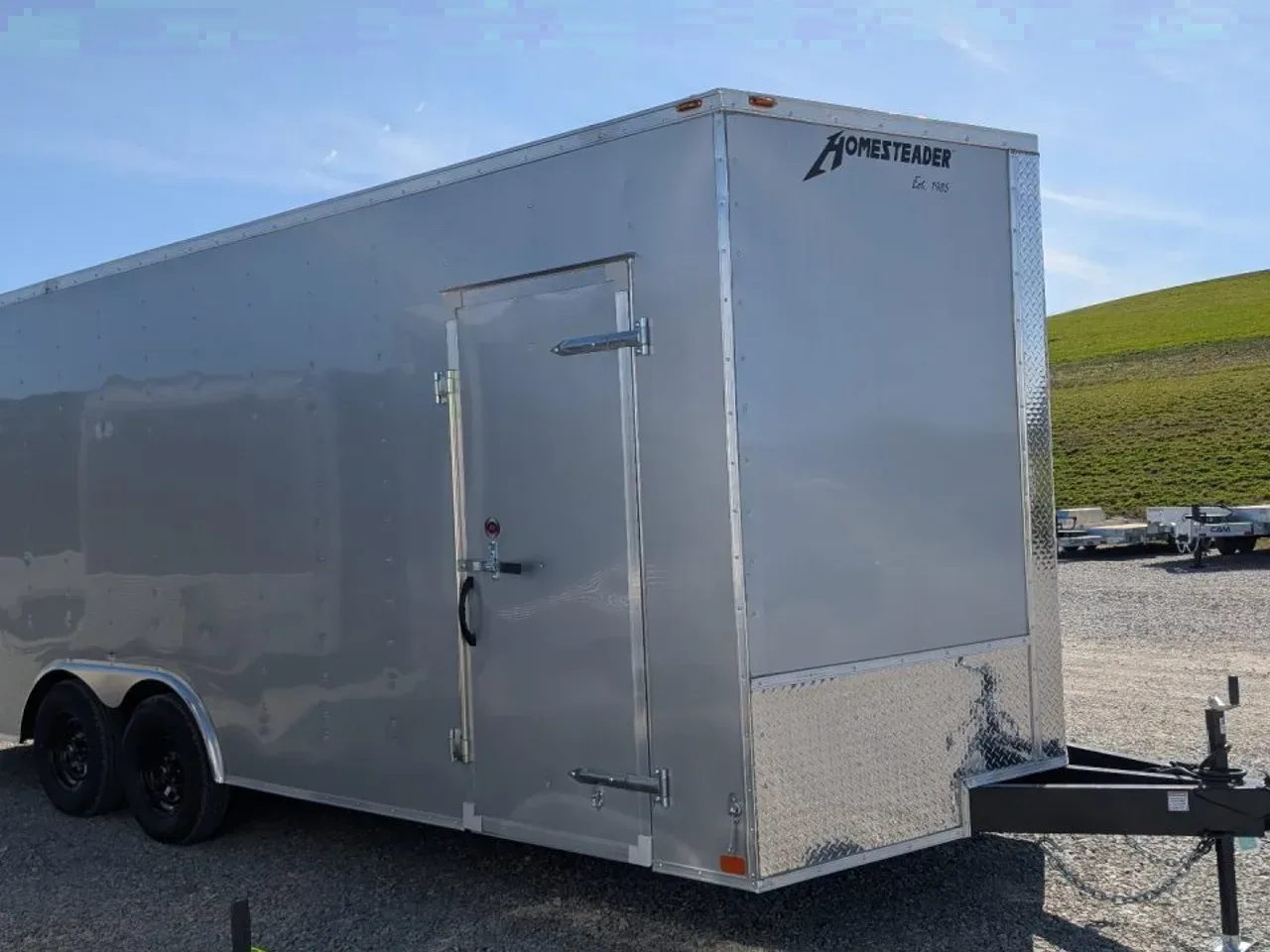 2026 Homesteader 8.5 x 20 Intrepid V-Nose Car Hauler w/ Ramp Door (83" Door Height)