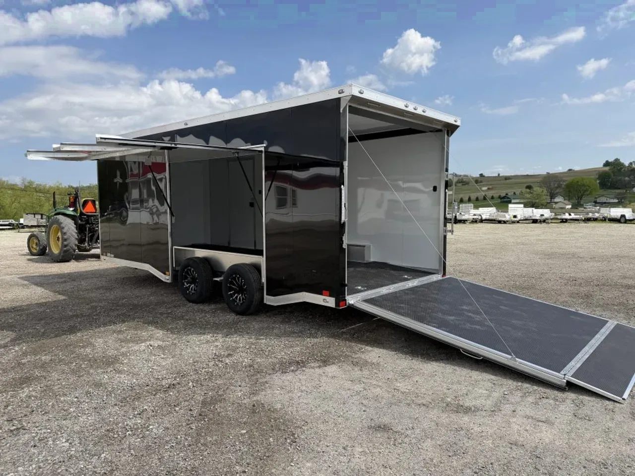 2027 ATC 8.5 x 20 ROM400 Enclosed ALUMINUM Car Hauler - Slight damage