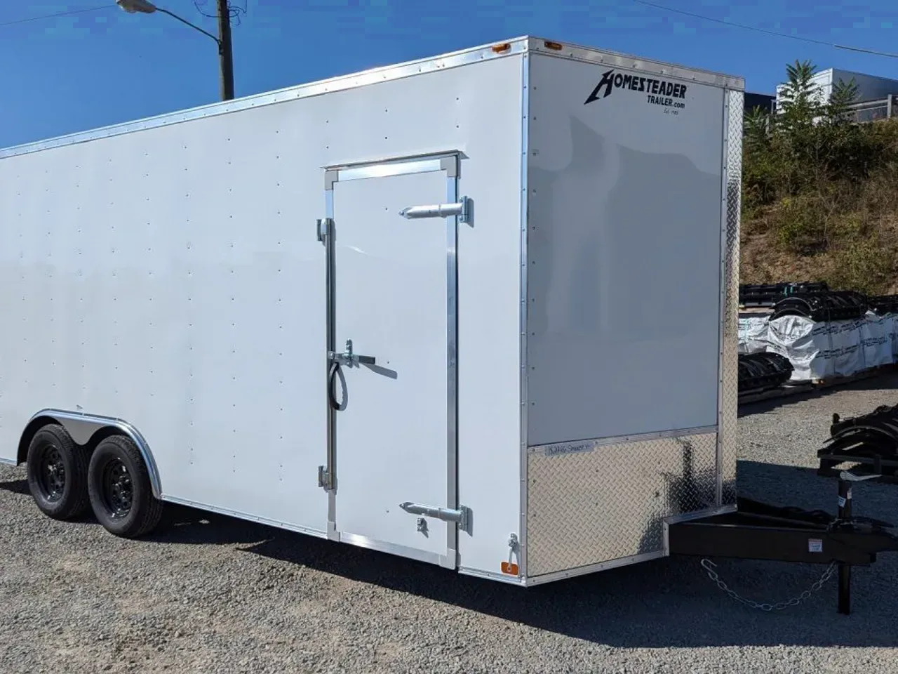 2027 Homesteader 8.5 x 20 Intrepid V-Nose Car Hauler w/ Ramp Door