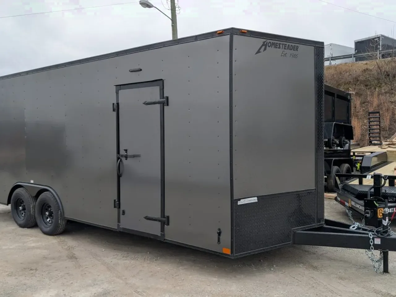 2027 Homesteader 8.5 x 22 HD SERIES Intrepid Car Hauler w/ Ramp (84" Inside)