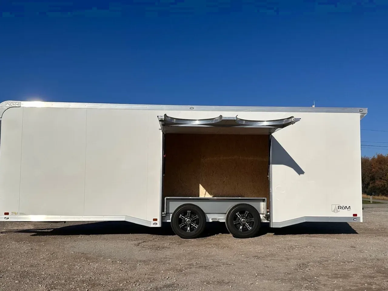 NEW 2025 ATC 8.5 x 24 ROM400 Enclosed ALUMINUM Car Hauler w/ PED Door