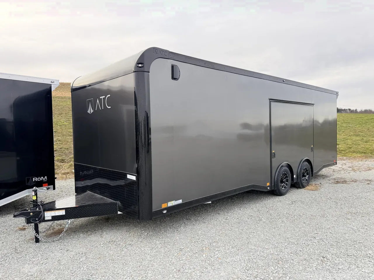 2026 ATC 8.5 x 24 ROM400 Enclosed ALUMINUM Car Hauler w/ PED DoorModel#RM400