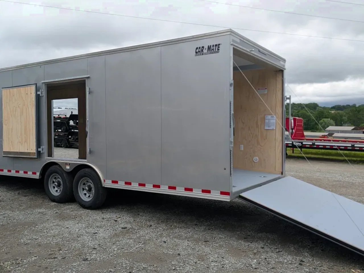 2026 Car Mate 8.5 x 28 HD Eagle Car Hauler w/ Ramp (12000# GVWR)