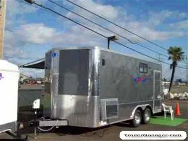 18ft Car Hauler w/Side and Rear Ramp