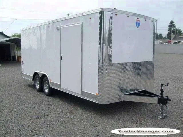 20ft Car Hauler w/White Walls