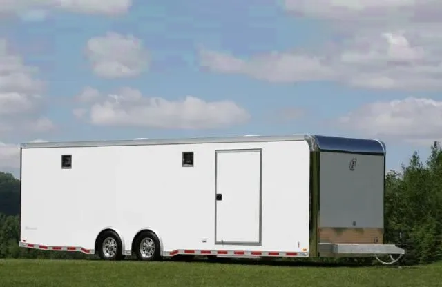 28FT ALUMINUM BUMPER PULL CAR HAULER