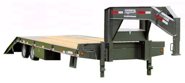 40FT 10 Ton Gooseneck Hydraulic Dove