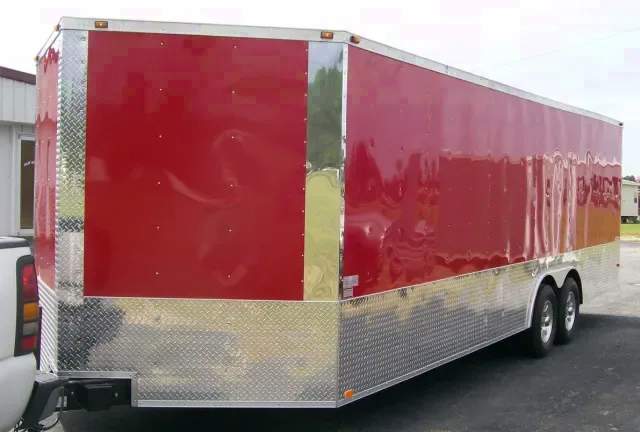 24ft Auto Trailer With Aluminum Wheels & Stone Guard