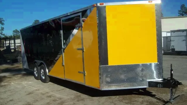 V-Nose 24ft Cargo Trailer-Two Toned