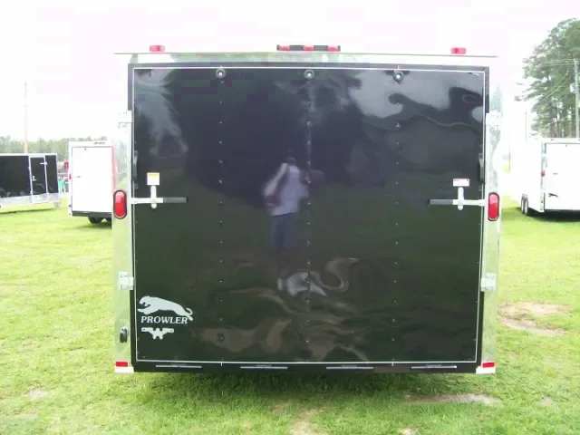 24ft V-Nose, 5200lbs axles, Escape Door