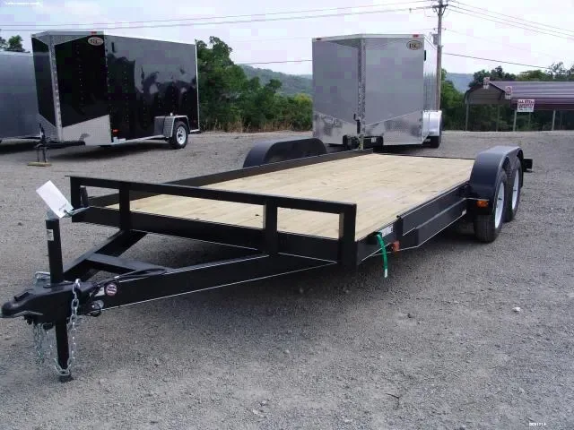 18ft Open CH with Wood Deck with (4) Heavy Duty D-Rings