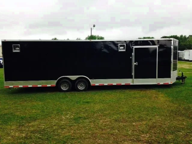 BLACK 28FT CAR HAULER