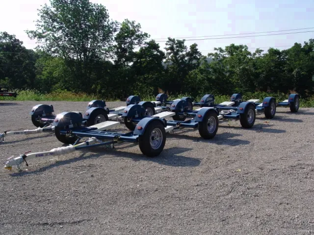 Blue/White Car Dolly LED Lights
