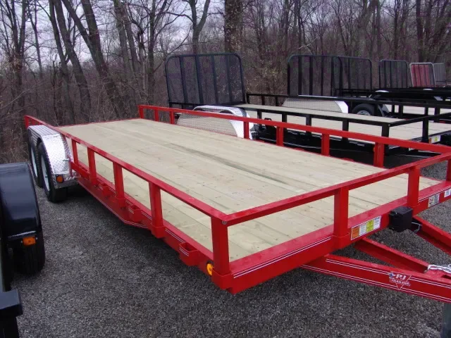 20FT Slide In Ramps Red Steel Frame