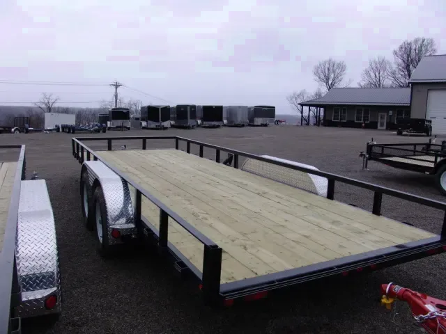 20FT BLACK FRAME WITH PT WOOD DECK