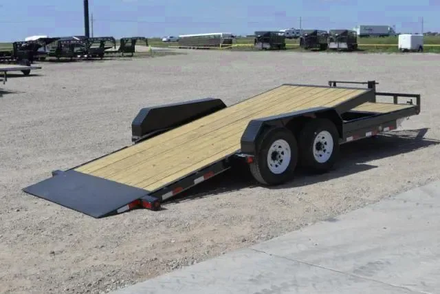 20FT Gravity Tilt Bed Trailer