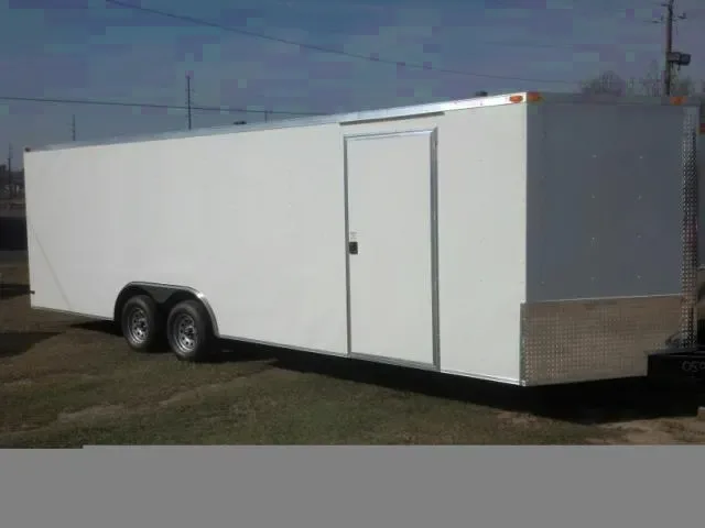 ENCLOSED CAR HAULER 24FT W/5200LB TANDEM AXLES