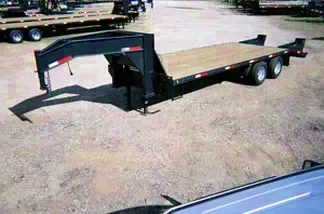 20FT GN Flatbed W/ 5' Dovetail Ramps