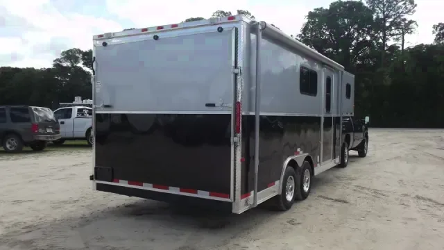 Two Toned Gooseneck 26FT Enclosed Car Hauler