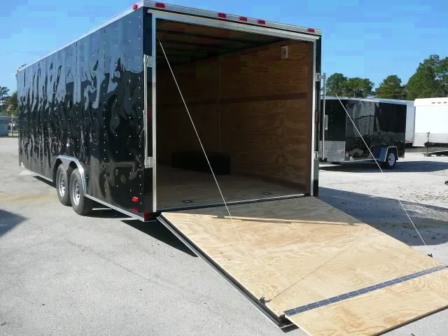 24ft  Black Race Trailer w/5200# Axles