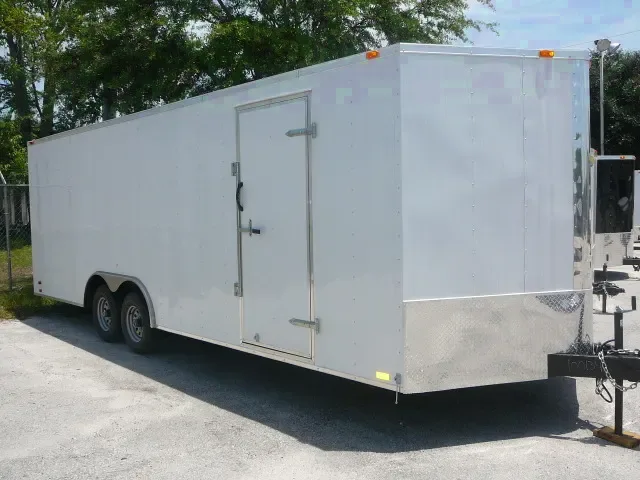 24Ft Enclosed Car Hauler V-Nose