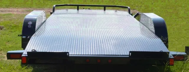 18ft Tandem Axle Steel Deck Open Car Hauler