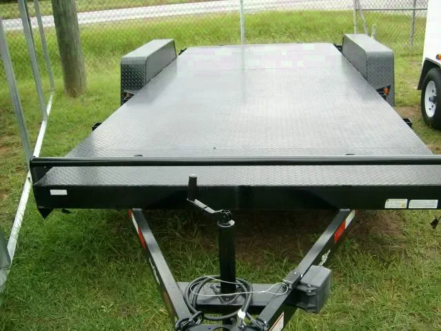 20ft Steel Deck Open Car Hauler