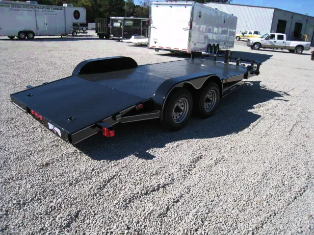 BLACK 18ft OPEN Car / Racing Trailer